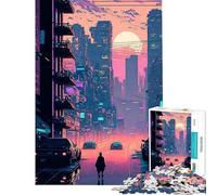 Puzzle da 1000 pezzi per adulti e ragazzi New York City Puzzle per ragazzi giocattolo decorativo da parete migliora la memoria difficile e stimolante (dimensioni 38x26cm)