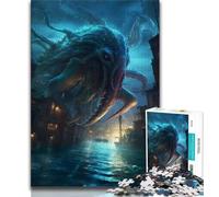 Puzzle da 1000 pezzi per adulti e ragazzi Nightmare Titan puzzle per adulti giochi educativi decorazione per la casa adatto per la decorazione del desktop 75x50cm