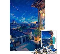 Puzzle da 1000 pezzi per adulti e ragazzi "Notti tranquille in città" ideale per allenare la mente Regalo perfetto per donne e ragazzi dai 14 anni in su (50x75cm)