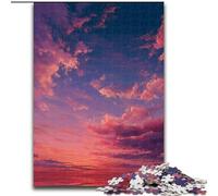 Puzzle da 1000 pezzi per adulti e ragazzi, paesaggio al tramonto, adatto a persone dai 14 anni in su Difficile da completare ma divertente e spiritoso Ottimo regalo dimensioni 26x38cm