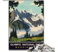 Puzzle da 1000 pezzi per adulti e ragazzi, Parco nazionale olimpico, attività per famiglie, decorazioni per la casa uniche e regali per età 14+, 26x38cm
