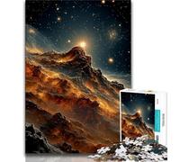 Puzzle da 1000 pezzi per adulti e ragazzi pianeta alieno nebulosa puzzle da 1000 pezzi per ammazzare il tempo durante le vacanze con pezzi completamente interconnessi e di forma casuale 75x50cm