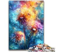 Puzzle da 1000 pezzi per adulti e ragazzi, pianta di tarassaco, per 14 anni e oltre, gioco impossibile, regalo di compleanno per Natale, 50x75cm