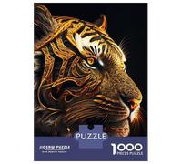 Puzzle Da 1000 Pezzi Per Adulti E Ragazzi Portrait Mystic Tiger Puzzle Per Adolescenti Giochi Per Famiglie Regali Per Donne È Ideale Come Regalo 38x26cm/1000pcs