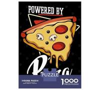 Puzzle Da 1000 Pezzi Per Adulti E Ragazzi Powered By Pizza Pizzeria Puzzle Per Adulti Gioco Pratico Un'opera D'arte Ideale Come Regalo 70x50cm/1000pcs