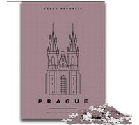 Puzzle da 1000 pezzi per adulti e ragazzi Praga, Repubblica Ceca, giocattoli educativi e regali unici per compleanni e anni 14+ 75x100cm