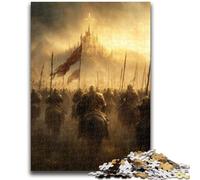 Puzzle da 1000 pezzi per adulti e ragazzi, puzzle dei dieci cavalieri angelici medievali per ragazzi, ideali come regali per tutta la famiglia dai 14 anni in su (75x50cm)