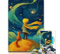Puzzle da 1000 pezzi per adulti e ragazzi puzzle del Piccolo Principe antistress sfida difficile regali di Babbo Natale segreto 38x26cm