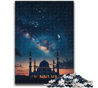 Puzzle da 1000 pezzi per adulti e ragazzi, puzzle del Taj Mahal, antistress, sfida difficile, regali di Babbo Natale segreto, 38x26cm