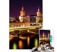 Puzzle da 1000 pezzi per adulti e ragazzi puzzle della città di Berlino gioco per famiglie difficile ideale come regalo (dimensioni 50x75cm)