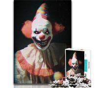 Puzzle da 1000 pezzi per adulti e ragazzi puzzle di clown e circo regalo di compleanno regali arte murale per bambini dai 14 anni in su 75x50cm