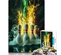 Puzzle da 1000 pezzi per adulti e ragazzi, puzzle sportivi da bowling per adulti, educativi e di apprendimento, ideali come regalo per tutta la famiglia (dimensioni 75x50cm)