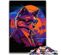 Puzzle da 1000 pezzi per adulti e ragazzi Red Fox Butcher Gangster Family Fun con poster abbinato e foglio di quiz per età 14+ 26x38cm