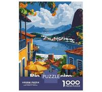 Puzzle Da 1000 Pezzi Per Adulti E Ragazzi Rio De Janeiro, Brazil Travel Puzzle Per Adulti Gioco Rompicapo Decorazione Murale Compleanno E Regali Unici 52x38cm/1000pcs
