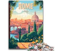 Puzzle da 1000 pezzi per adulti e ragazzi, Roma, Italia, giocattoli educativi per imparare, attività divertenti da fare a casa, regalo di compleanno, regali di viaggio (dimensioni 50x70cm)