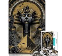 Puzzle da 1000 pezzi per adulti e ragazzi, scheletro egizio, gioco stimolante, ideale come regalo per tutta la famiglia, 50x75cm