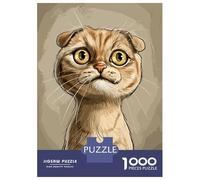 Puzzle Da 1000 Pezzi Per Adulti E Ragazzi Scottish Fold Caricature Puzzle Per Adulti Giochi Rilassanti Decorazione Per La Casa Regali Unici Per Compleanno E Natale 70x50cm/1000pcs