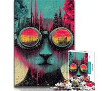 Puzzle da 1000 pezzi per adulti e ragazzi, scultura misteriosa, 1000 pezzi per adulti, giocattoli da gioco, ogni pezzo è unico, gioco divertente e stimolante per tutta la famiglia (dimensioni 75x50cm)