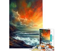 Puzzle da 1000 pezzi per adulti e ragazzi Sinfonia del Tramonto Attività divertenti a casa Decorazione artistica per la casa Giochi per famiglie dai 14 anni in su (38x52cm)