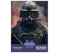 Puzzle Da 1000 Pezzi Per Adulti E Ragazzi Special Force Soldier Fire Puzzle Per Adulti Gioco Pratico Un'opera D'arte Ideale Come Regalo 52x38cm/1000pcs