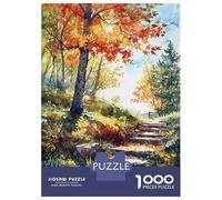 Puzzle Da 1000 Pezzi Per Adulti E Ragazzi Steps to Fall Puzzle Per Adolescenti Giochi Per Famiglie Regali Per Donne È Ideale Come Regalo 70x50cm/1000pcs