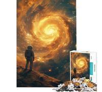 Puzzle da 1000 pezzi per adulti e ragazzi tema astronauta e altro pianeta Gioco divertente per adulti corsa a tempo Ideale come regalo (dimensioni 50x75cm)