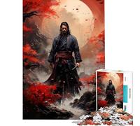 Puzzle da 1000 pezzi per adulti e ragazzi tema samurai orientali ideale per allenare la mente Un gioco rompicapo per donne dai 14 anni in su (38x52cm)