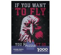 Puzzle Da 1000 Pezzi Per Adulti E Ragazzi To Fly Eagle Motivation Puzzle Per Adulti Gioco Per Famiglie Decorazione Per La Casa Compleanno E Regali Unici 52x38cm/1000pcs