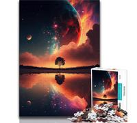 Puzzle da 1000 pezzi per adulti e ragazzi tramonto surreale e sognante puzzle per adulti gioco stimolante ideale come regalo per tutta la famiglia 38x26cm