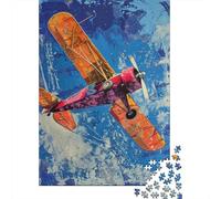 Puzzle Da 1000 Pezzi Per Adulti E Ragazzi Vintage Airplane Art Print Puzzle Per Adulti Giocattolo Decorazione Da Parete Corsa Di Velocità Manuale Difficile E Sfida 38x26cm/1000pcs