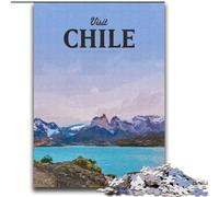 Puzzle da 1000 pezzi per adulti e ragazzi Visita il Cile per e dai 14 anni in su Gioca con i giocattoli perché è l'ideale come regalo per tutta la famiglia (38x52cm) 1000 pezzi
