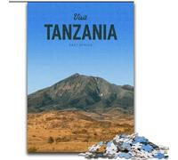 Puzzle da 1000 pezzi per adulti e ragazzi Visita la Tanzania per e dai 14 anni in su Gioca con i giocattoli perché è l'ideale come regalo per tutta la famiglia (50x75cm) 1000 pezzi