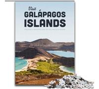 Puzzle da 1000 pezzi per adulti e ragazzi, visita le isole Galapagos, adatto a persone dai 14 anni in su, giochi educativi, regali di Babbo Natale segreto, 26x38cm
