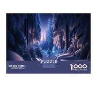 Puzzle Da 1000 Pezzi Per Adulti E Ragazzi Winter Forest Snow Path Puzzle Per Adulti, Giocattoli Antistress, Gara Di Velocità Manuale, Regali Di Compleanno E Unici 38x26cm/1000pcs