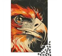 Puzzle Da 1000 Pezzi Per Adulti Eagle Head Illustration Art Print Puzzle Per Adulti Gioco Per Famiglie Taglio Di Precisione Regali Unici Per Compleanno E Natale 52x38cm/1000pcs