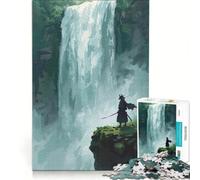 Puzzle da 1000 pezzi per adulti Echi della cascata, gioco pratico, migliora la memoria, compleanno e Natale 38x52cm