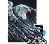 Puzzle da 1000 pezzi per adulti Echi dell'Aquila, gioco rompicapo, decorazione perfetta, compleanno e Natale 38x52cm