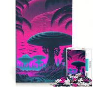 Puzzle da 1000 pezzi per adulti "Echi di extraterrestri", giocattolo educativo, divertente e umoristico, ideale per rafforzare il legame di coppia 50x75cm