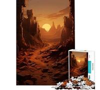 Puzzle da 1000 pezzi per adulti "Echi di un impero caduto" gioco educativo sfida per l'intelligenza giocattolo avvincente regalo divertente attività per tutta la famiglia (dimensioni 38x52cm)