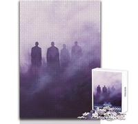 Puzzle da 1000 pezzi per adulti Echi nella nebbia Appaiono sagome Rilassati durante il tempo libero Taglio netto Senza cuciture Interlock Dimensioni del giocattolo 38x52cm