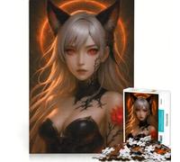 Puzzle da 1000 pezzi per adulti "Eclissi Cremisi - Bellezza", gioco impossibile, attività divertenti da fare in casa, collezione d'artista, belle arti 38x26cm