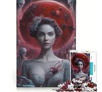 Puzzle da 1000 pezzi per adulti, Eclissi Cremisi, gioco educativo, decorazione da parete, ideale come regalo 50x75cm