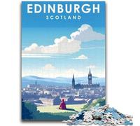 Puzzle da 1000 pezzi per adulti, Edimburgo, Scozia, viaggio, 1000 pezzi per adolescenti, regalo di compleanno, regali, arte murale per età 14+ (50x75cm)