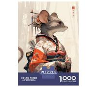 Puzzle Da 1000 Pezzi Per Adulti Edo Geisha Mouse Puzzle Gioco Rompicapo Decorazione Per La Casa Regali Unici Per Compleanno E Natale 52x38cm/1000pcs