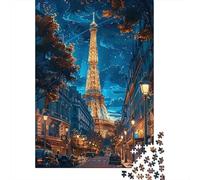 Puzzle Da 1000 Pezzi Per Adulti Eiffel Tower Night Lights Puzzle Per Adulti Gioco Pratico Regalo Di Compleanno Divertimento A Casa Attività, 52x38cm/1000pcs