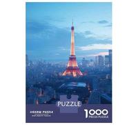Puzzle Da 1000 Pezzi Per Adulti Eiffel Tower Paris France Puzzle Per Adulti Gioco Pratico Analisi E Logica Difficile E Stimolante 38x26cm/1000pcs