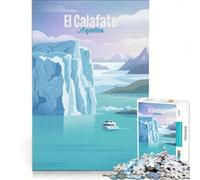Puzzle da 1000 pezzi per adulti, El Calafate, Argentina, giochi educativi, allena la mente e la mano, collezione d'artista, belle arti 50x75cm