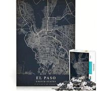 Puzzle da 1000 pezzi per adulti, El Paso, Stati Uniti, gioco impossibile, rilassante e stimolante per la mente, adatto come decorazione da scrivania 38x52cm