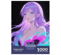 Puzzle Da 1000 Pezzi Per Adulti Elara Frost - Ice-Blue Eyes, Silky Pastel Lavender Hair Puzzle Per Adulti Giochi Per Famiglie Migliora La Memoria Sfida Educativa 70x50cm/1000pcs