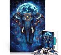 Puzzle da 1000 pezzi per adulti Elefante misterioso Antistress Vacanza in patria Uccidere il tempo Giocattoli per la decorazione della casa 38x26cm